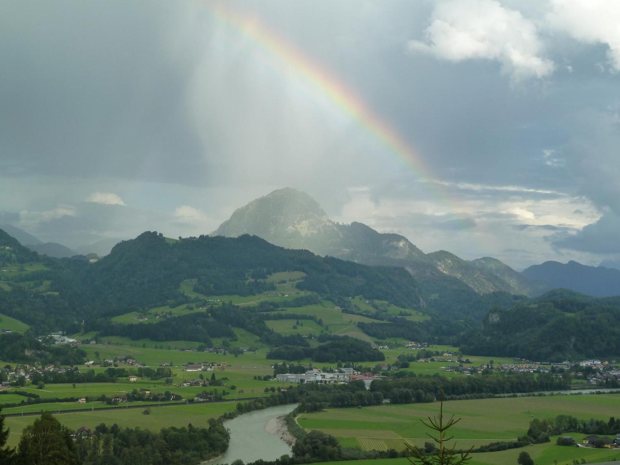 Pension Schone Aussicht Kuchl Exteriör bild