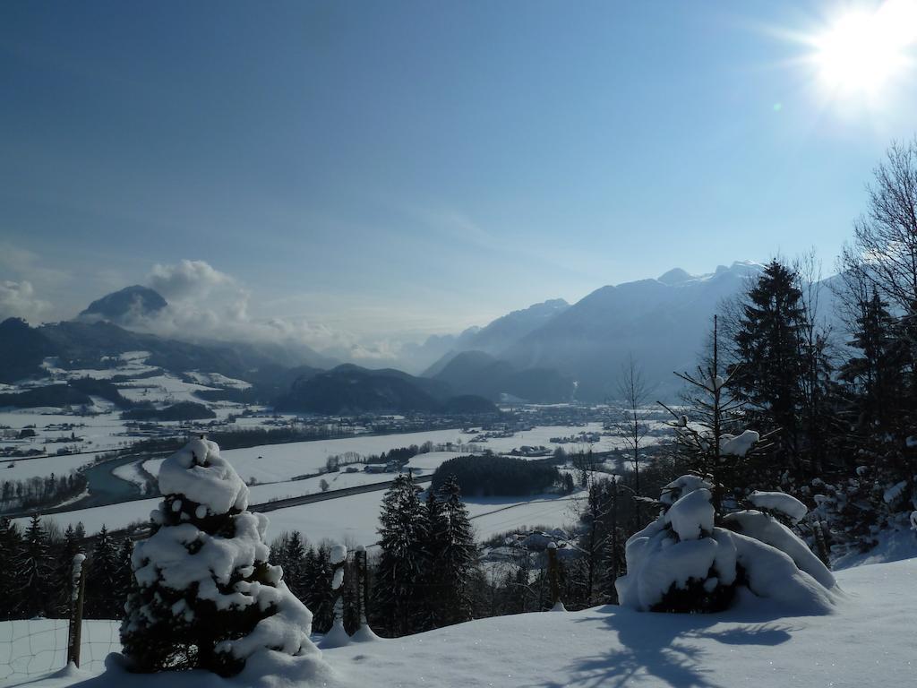 Pension Schone Aussicht Kuchl Exteriör bild